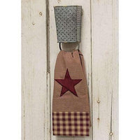 Galvanized Metal Grater Dishtowel Holder - The Fox Decor