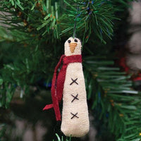 Thumbnail for 6/Set, Skinny Snowman Ornaments - The Fox Decor