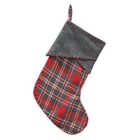 Thumbnail for Anderson Stocking Red, Gray & White Colors - The Fox Decor