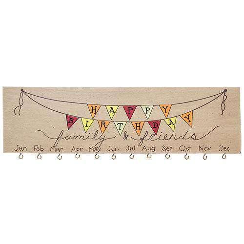 *Happy Birthday Calendar - The Fox Decor