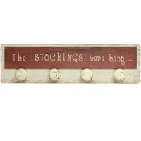 Thumbnail for The Stockings Were Hung Sign - Stocking Hanger - The Fox Decor