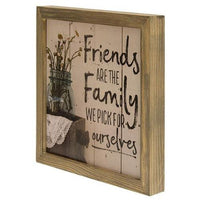 Thumbnail for Friends Are Family Framed Box Sign