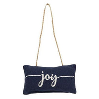 Thumbnail for 3/Set, Blue Winter Pillow Ornaments - The Fox Decor