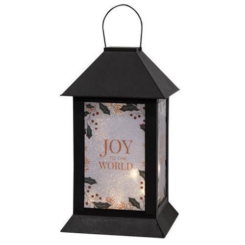 Joy To The World Lantern, Christmas Decor - The Fox Decor