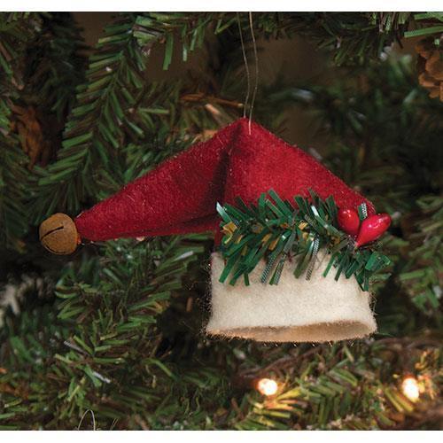 6/Set, Santa Hat Ornaments - The Fox Decor