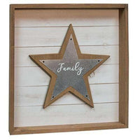 Family Star Shadowbox Sign - The Fox Decor