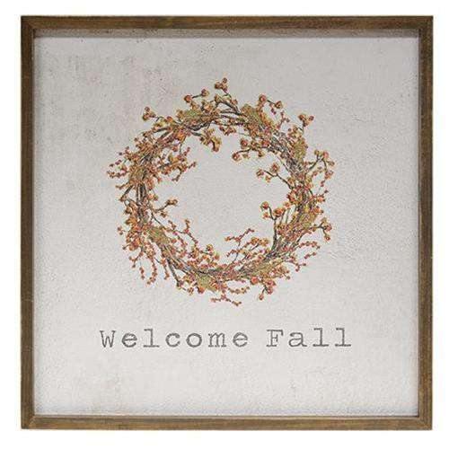 Framed Watercolor Wall Art - Fall - The Fox Decor