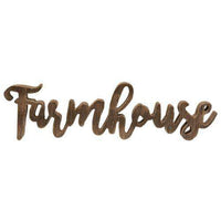 Thumbnail for Script Farmhouse Freestanding Wooden Word - The Fox Decor