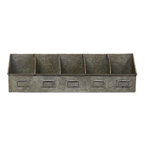 Galvanized Divided Organizer Containers CWI+ 