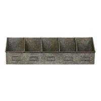 Thumbnail for Galvanized Divided Organizer - The Fox Decor