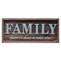 Thumbnail for *Galvanized Family Framed Sign Faith, Family, Friends CWI+ 