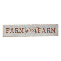 Thumbnail for Galvanized Metal Farm Sweet Farm Sign - The Fox Decor