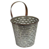 Thumbnail for Galvanized Metal Olive Bucket - The Fox Decor