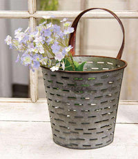 Thumbnail for Galvanized Metal Olive Bucket - The Fox Decor