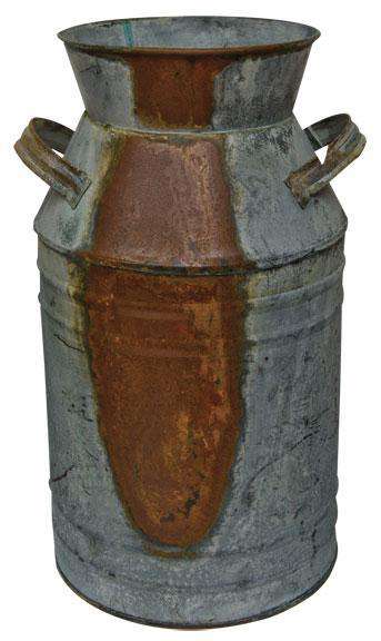 Galvanized Milk Can, 11" Buckets & Cans CWI+ 