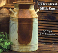 Thumbnail for Galvanized Milk Can - 18