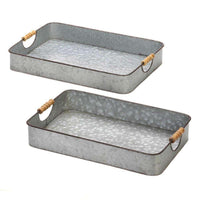 Thumbnail for Galvanized Serving Trays - The Fox Decor