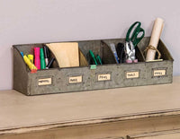 Thumbnail for Galvanized Divided Organizer - The Fox Decor