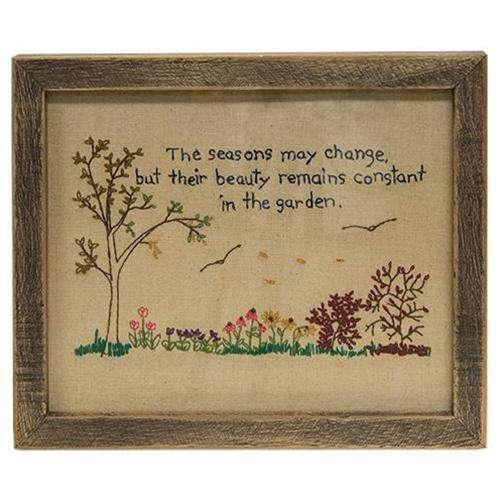 Garden Sampler Stitched Samplers CWI+ 