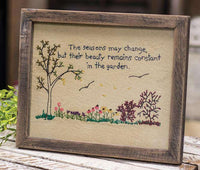 Thumbnail for Garden Sampler Stitched Samplers CWI+ 