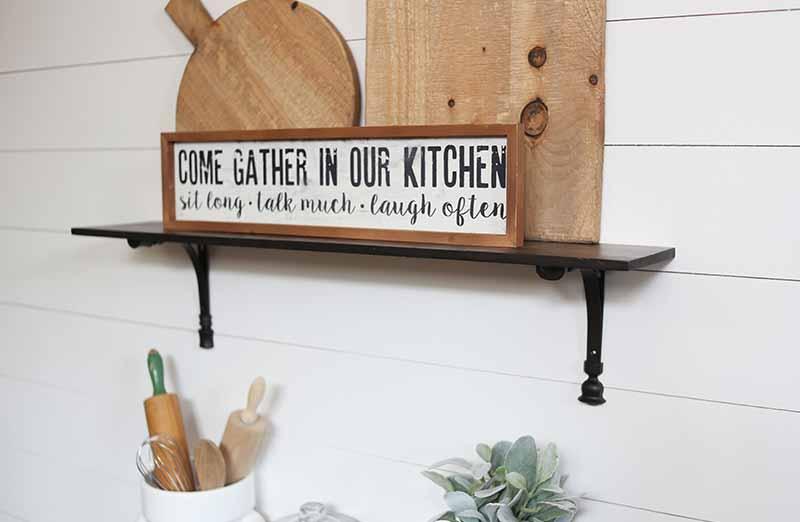 Gather in Our Kitchen Sign - The Fox Decor