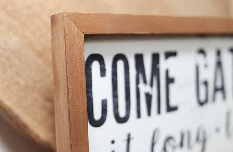 Gather in Our Kitchen Sign