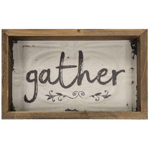 Gather Box Sign Tabletop CWI+ 