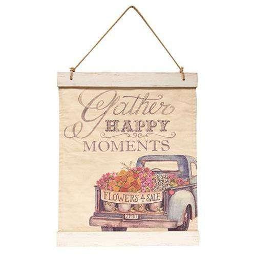 Gather Happy Moments Canvas Wall Hanger Canvas Wall Hanger CWI+ 