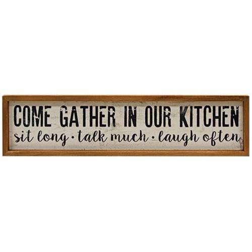 Gather in Our Kitchen Sign - The Fox Decor