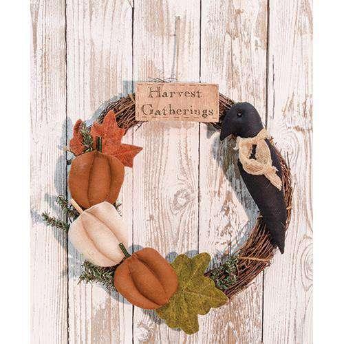 Harvest Gatherings Wreath - The Fox Decor