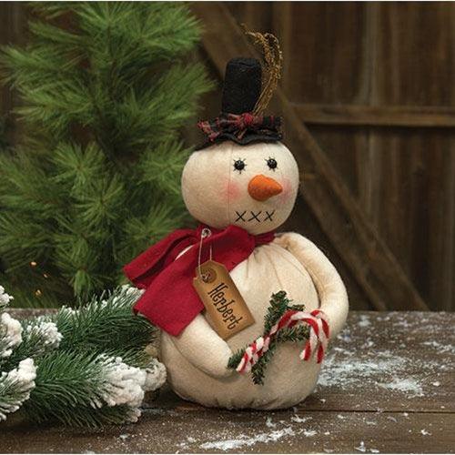 Herbert Top Hat Snowman - The Fox Decor