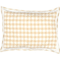 Annie Buffalo Tan Check Standard Sham 21x27 VHC Brands - The Fox Decor