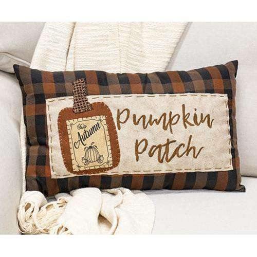 Pumpkin Patch Pillow 16.5" x 10"