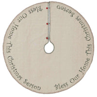 Tidings Christmas Tree Skirt 48 VHC Brands - The Fox Decor