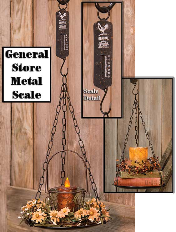General Store Metal Scale Primitive Accents CWI+ 