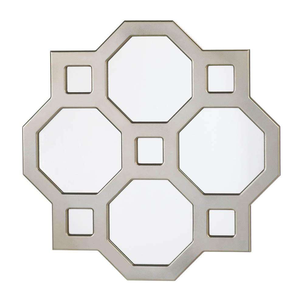 Geometric Decorative Wall Mirror Accent Plus 