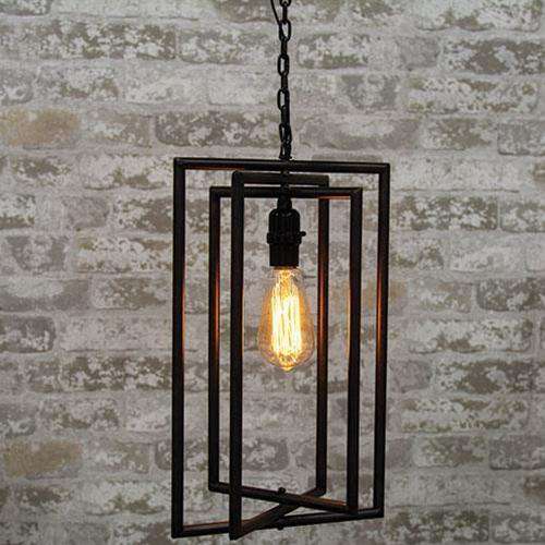 Geometrical Hanging Lamp, 2 Asstd. Lamps/Shades/Supplies CWI+ 