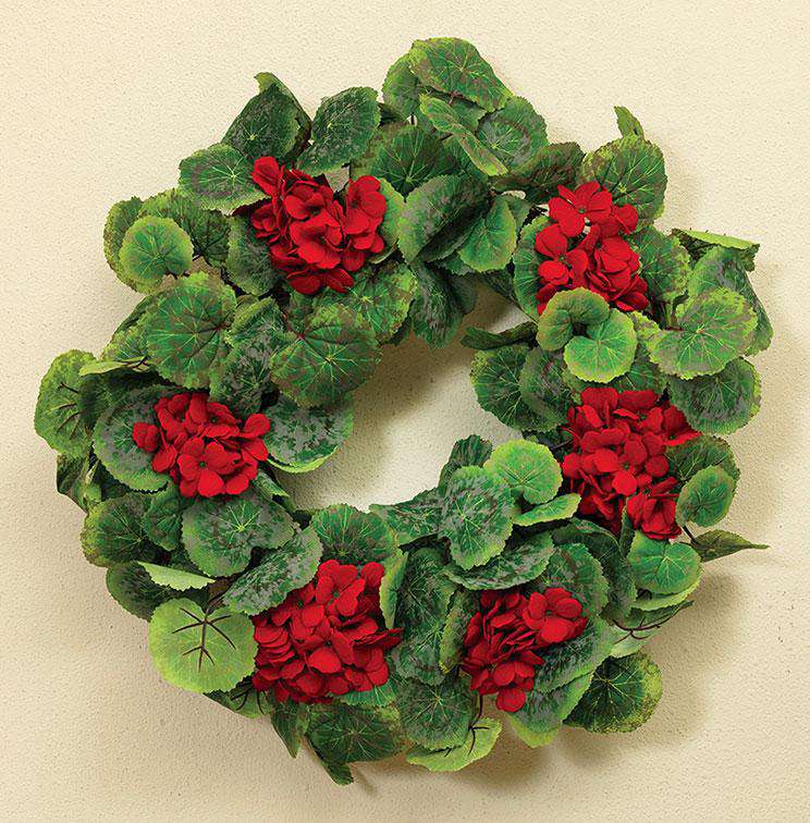 Geranium Twig Wreath, 24" Everyday CWI+ 