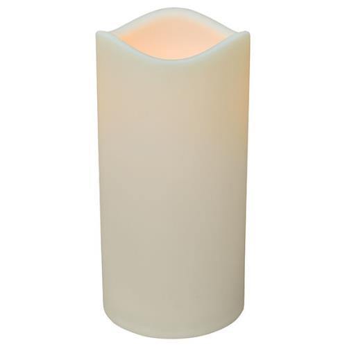 6" LED Timer Pillar Candle - The Fox Decor