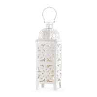 Giant White Medallion Lantern - The Fox Decor