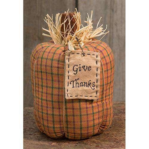 Give Thanks Pumpkin, 9x6 Tabletop & Decor CWI+ 