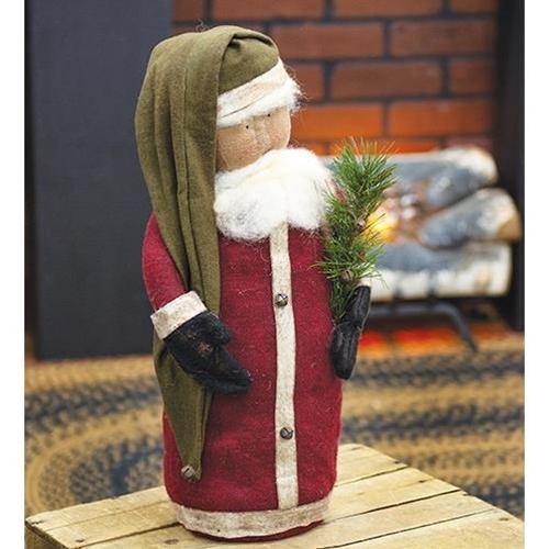 Traditional Standing Santa Doll - The Fox Decor