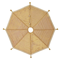 Tinsel Christmas Tree Skirt 48 VHC Brands - The Fox Decor