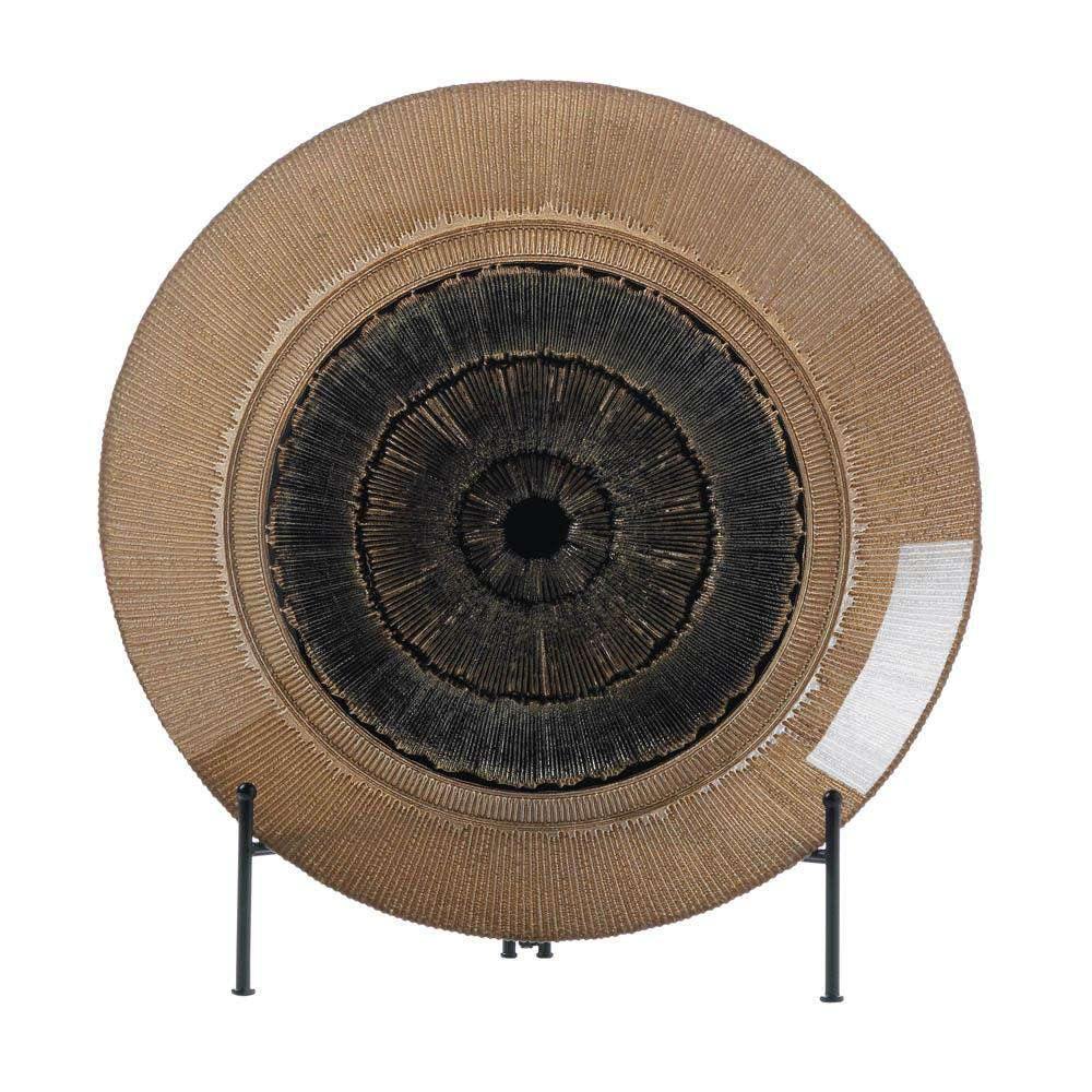 Golden Eye Decorative Plate - The Fox Decor