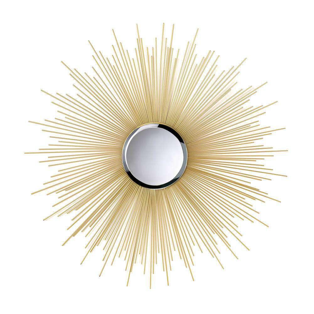 Golden Rays Sunburst Mirror - The Fox Decor