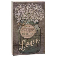 Thumbnail for Good Things in Life Box Sign - The Fox Decor