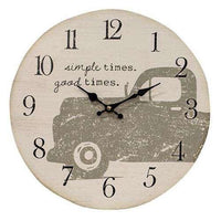 Thumbnail for Good Times Decorative Clock with Truck - The Fox Decor