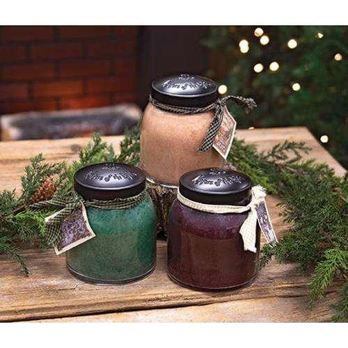3/Set, Papa Jar Candle Winter Assortment - The Fox Decor