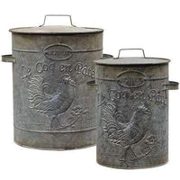 Thumbnail for *2/Set - Metal Canisters - The Fox Decor