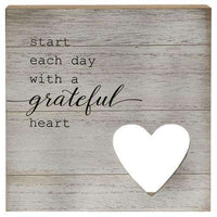 Thumbnail for Grateful Heart Box Sign Pictures & Signs CWI+ 